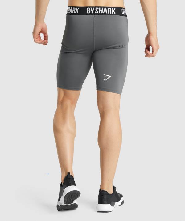 Panske Šortky Gymshark Element Baselayer Tmavo Siva | JG0893514